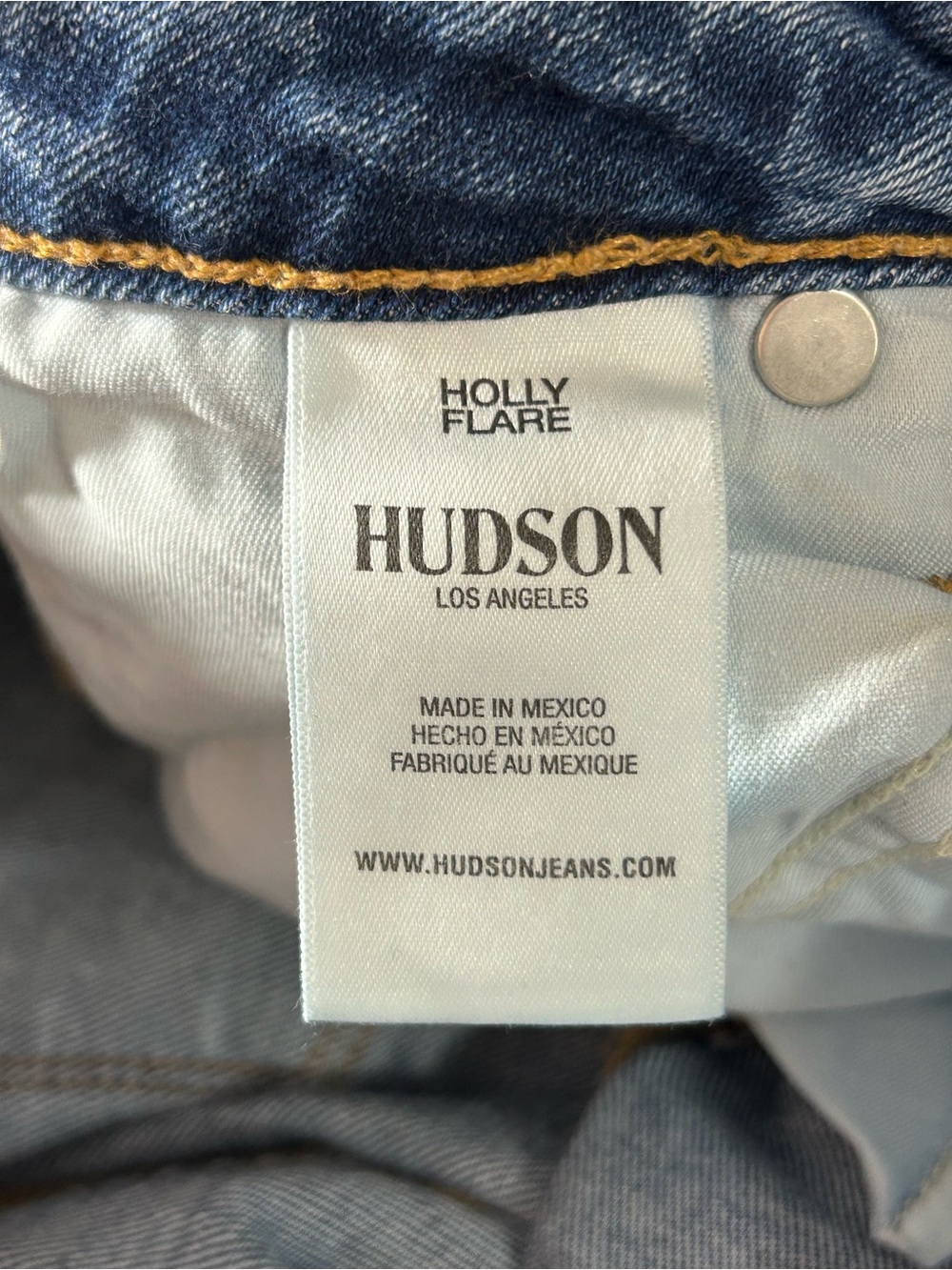 Hudson Jeans Holly Flare High Rise Distressed Denim Size 29 - Picture 4 of 6